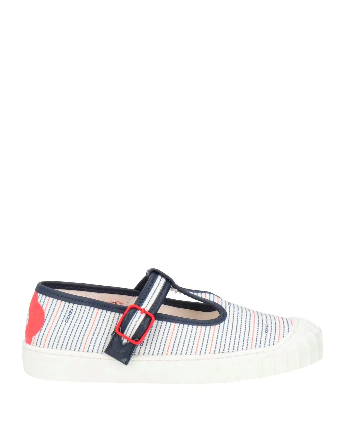Детские балетки для девочек с ремешком Kenzo Kids, белый