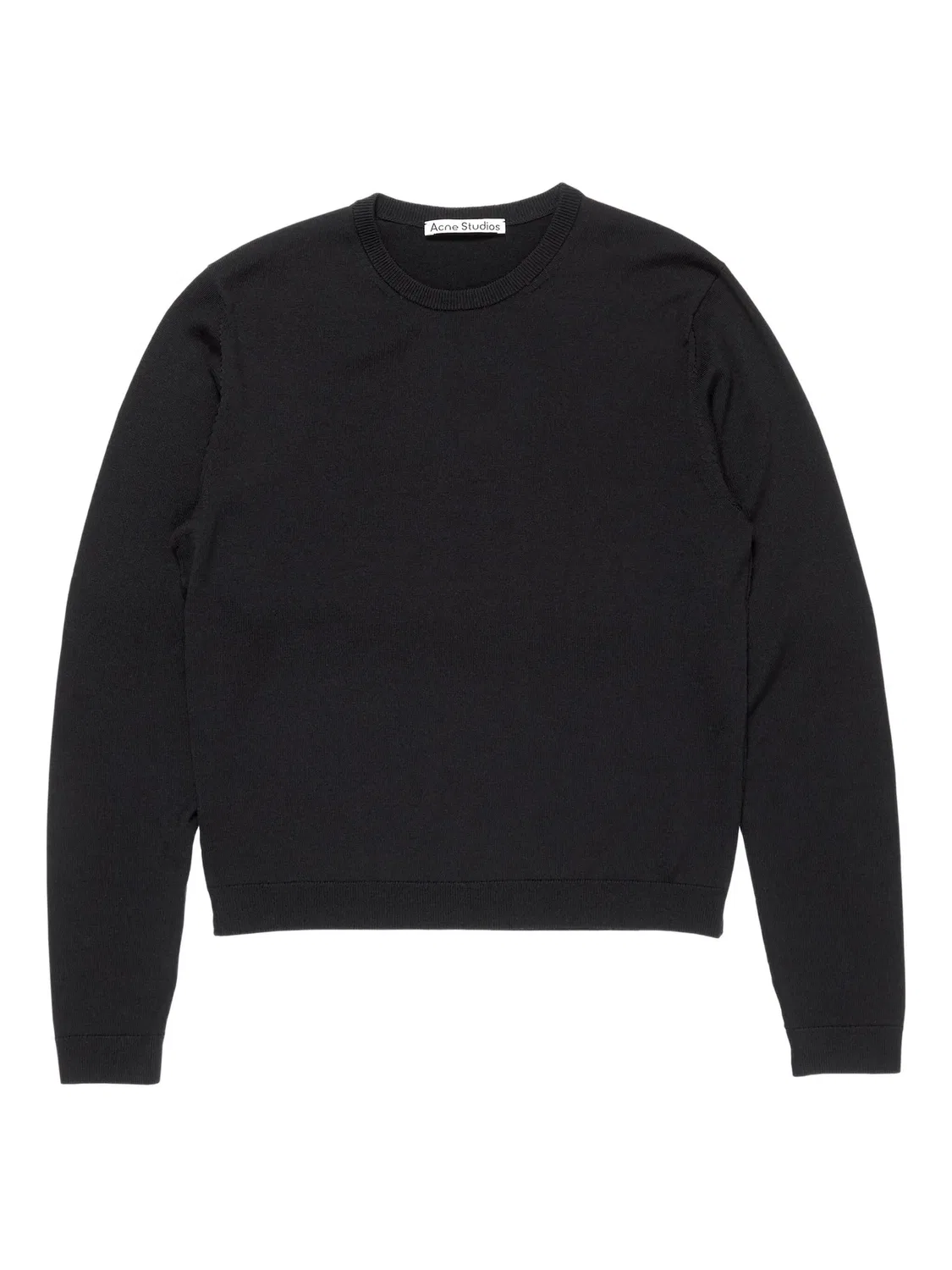 Свитшот с длинными рукавами Acne Studios, черный