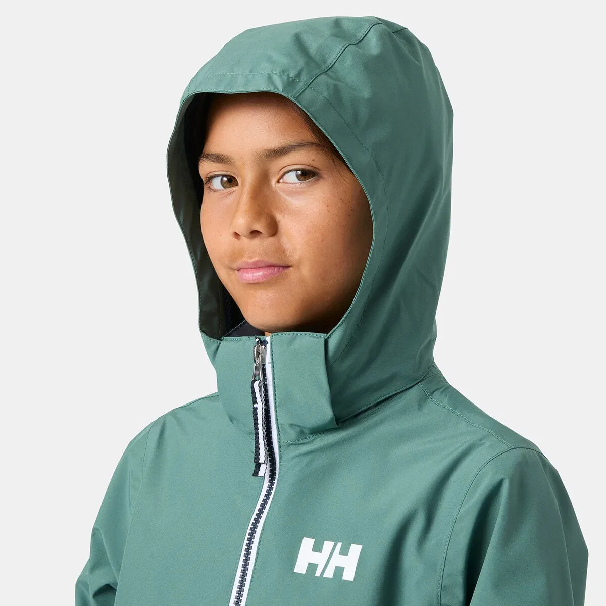 Детская дождевая куртка для мальчиков Koster Rain Jacket Helly Hansen, Opal Green — фото 4
