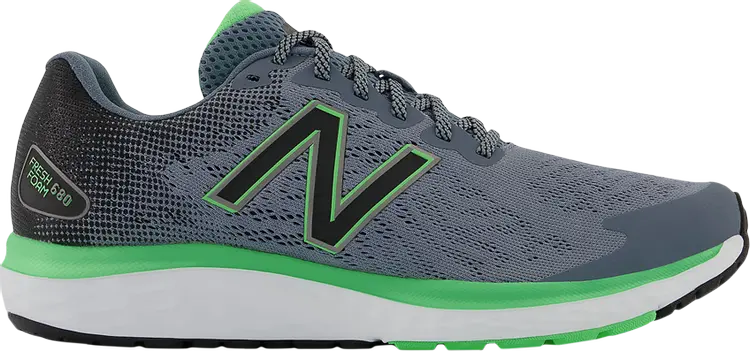 

Кроссовки New Balance Fresh Foam 680v7 'Ocean Grey Vibrant Spring', серый