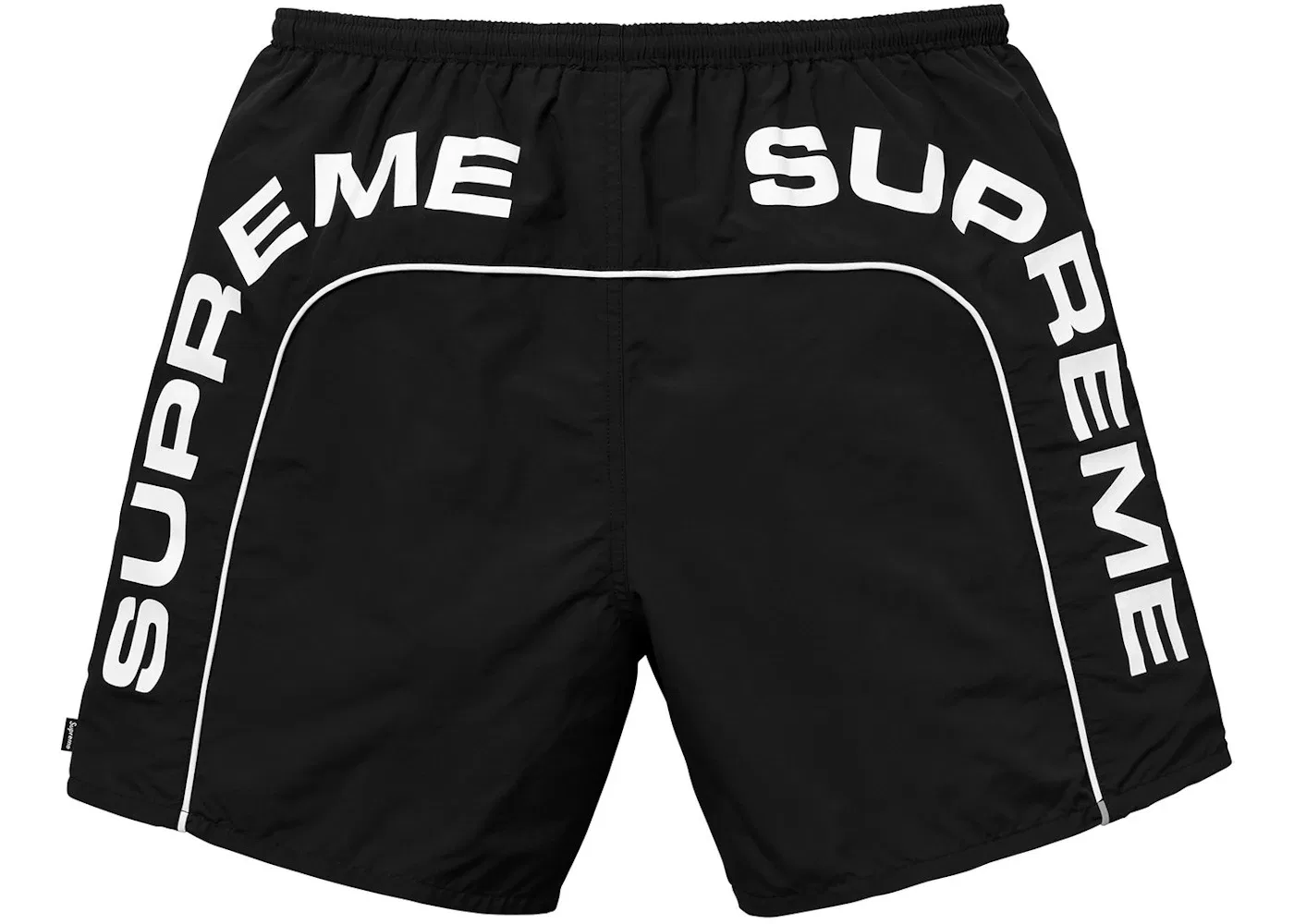 Мужские шорты с принтом Supreme Arc Logo Short Supreme, Black — фото 2