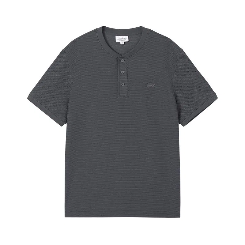 Мужская футболка с круглым вырезом LACOSTE, Ecru — фото 3