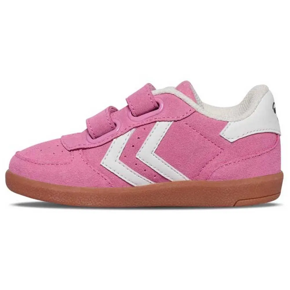 Детские кроссовки с замшевым верхом Victory Suede II Hummel, Pink — фото 3