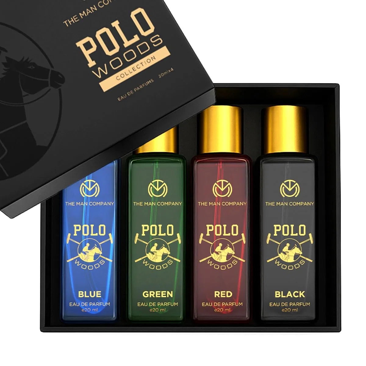 Набор парфюмированной воды Polo Woods, The Man Company, 4 x 20 мл