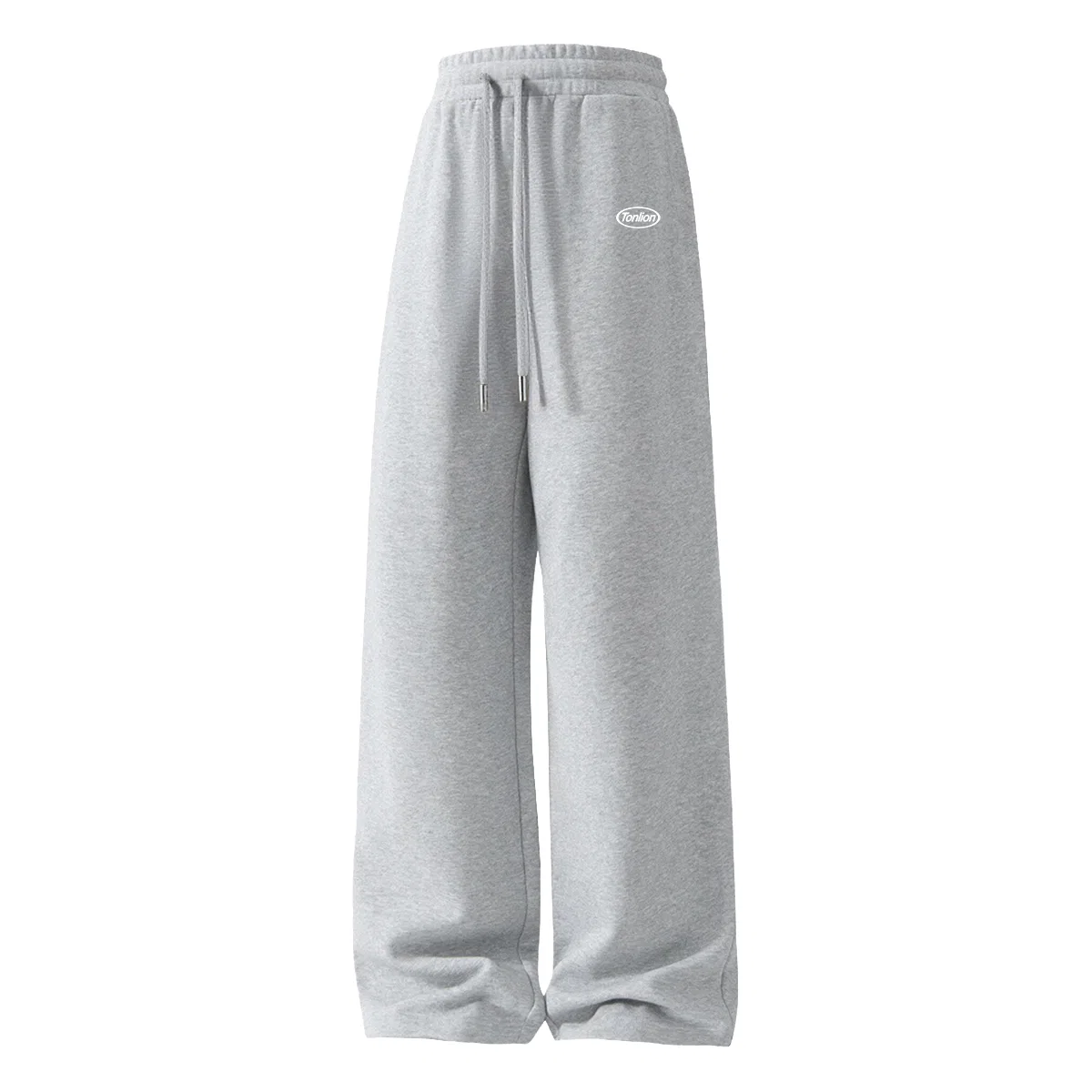 Детские спортивные штаны прямого кроя с флисовой подкладкой Tonlion, Heather Gray