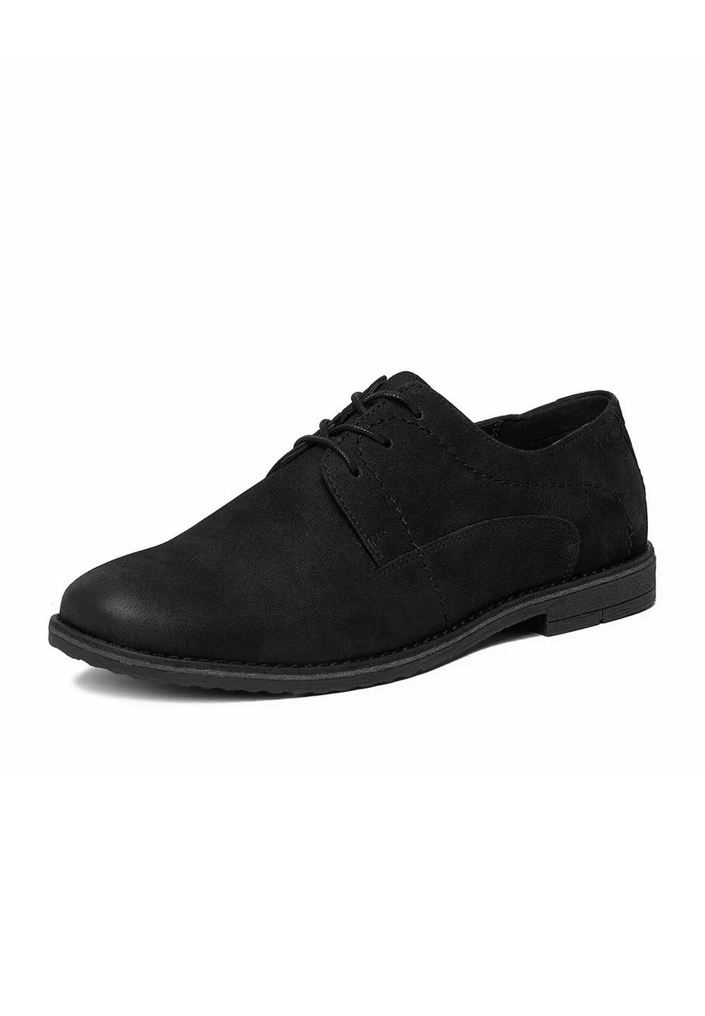 Детские низкие туфли на шнуровке - стильные Lasocki Young, Black — фото 3