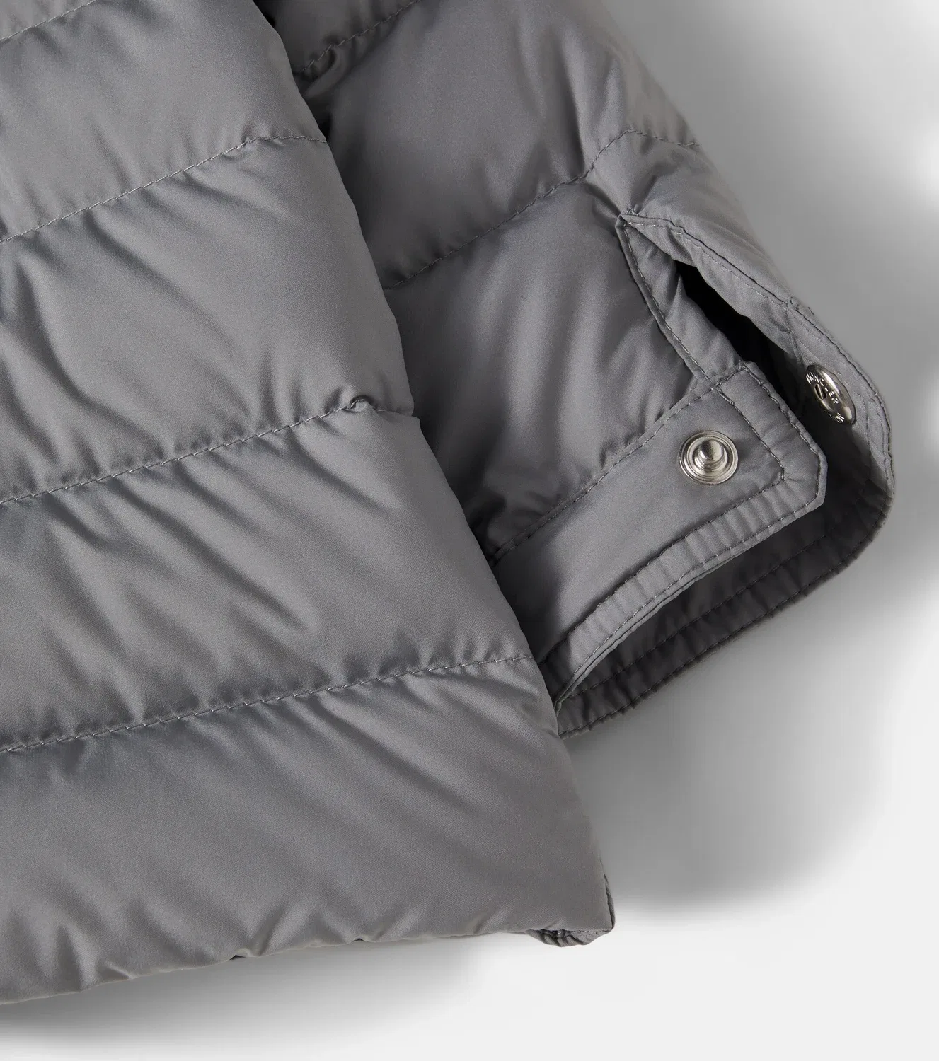 Детская стеганая пуховая куртка Kaelen Moncler Enfant, серый — фото 4