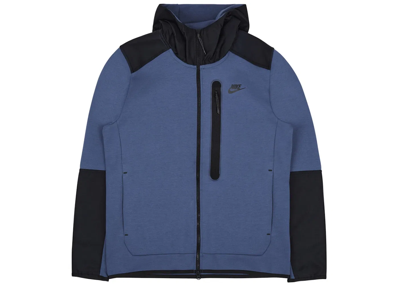 Мужская худи с длинным рукавом Nike Sportswear Tech Fleece Full-Zip Hoodie Nike, Diffused Blue/Black