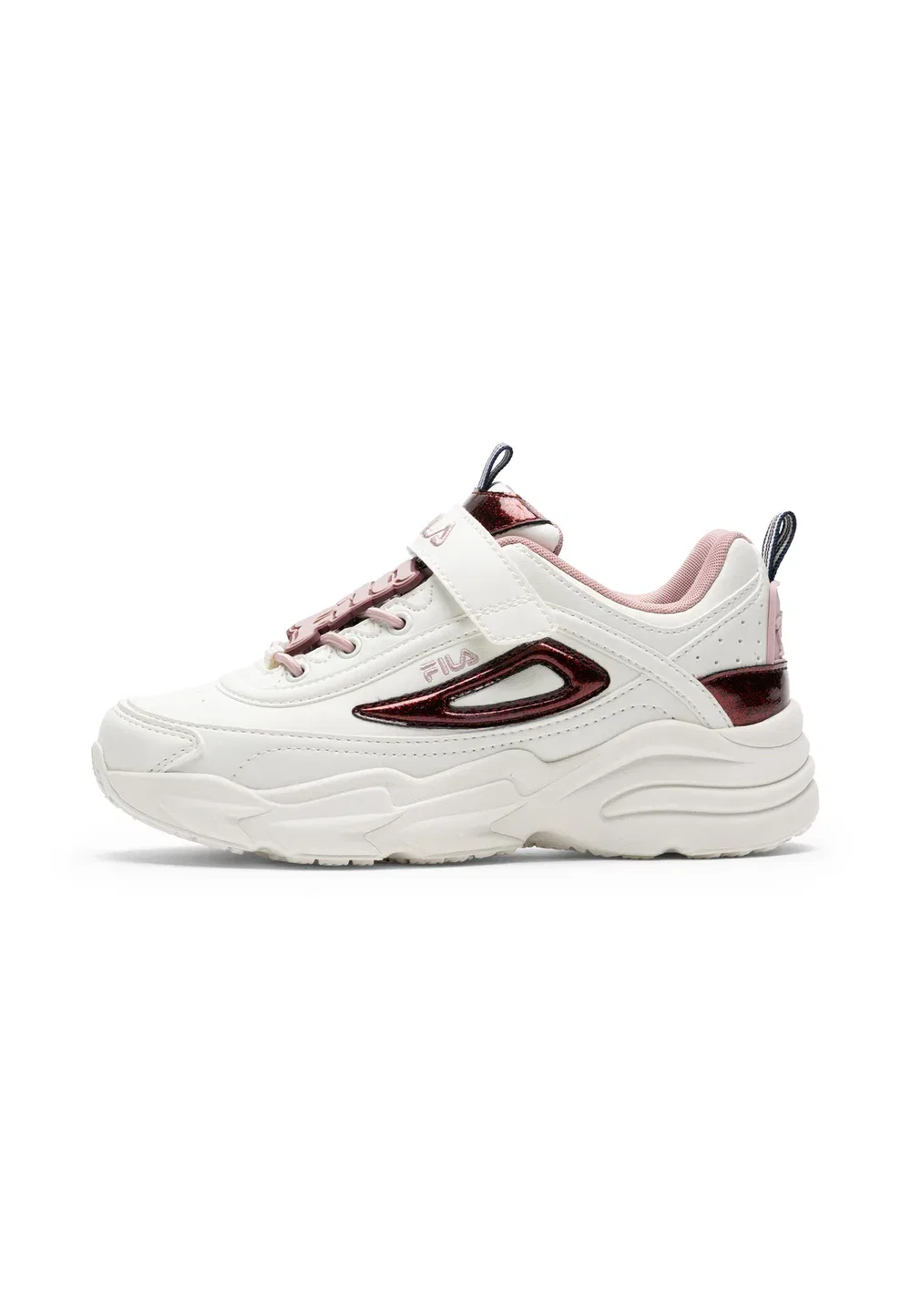 Обувь Skye, Флорида, детские кроссовки на липучках Fila, Marshmallow-Pale Mauve