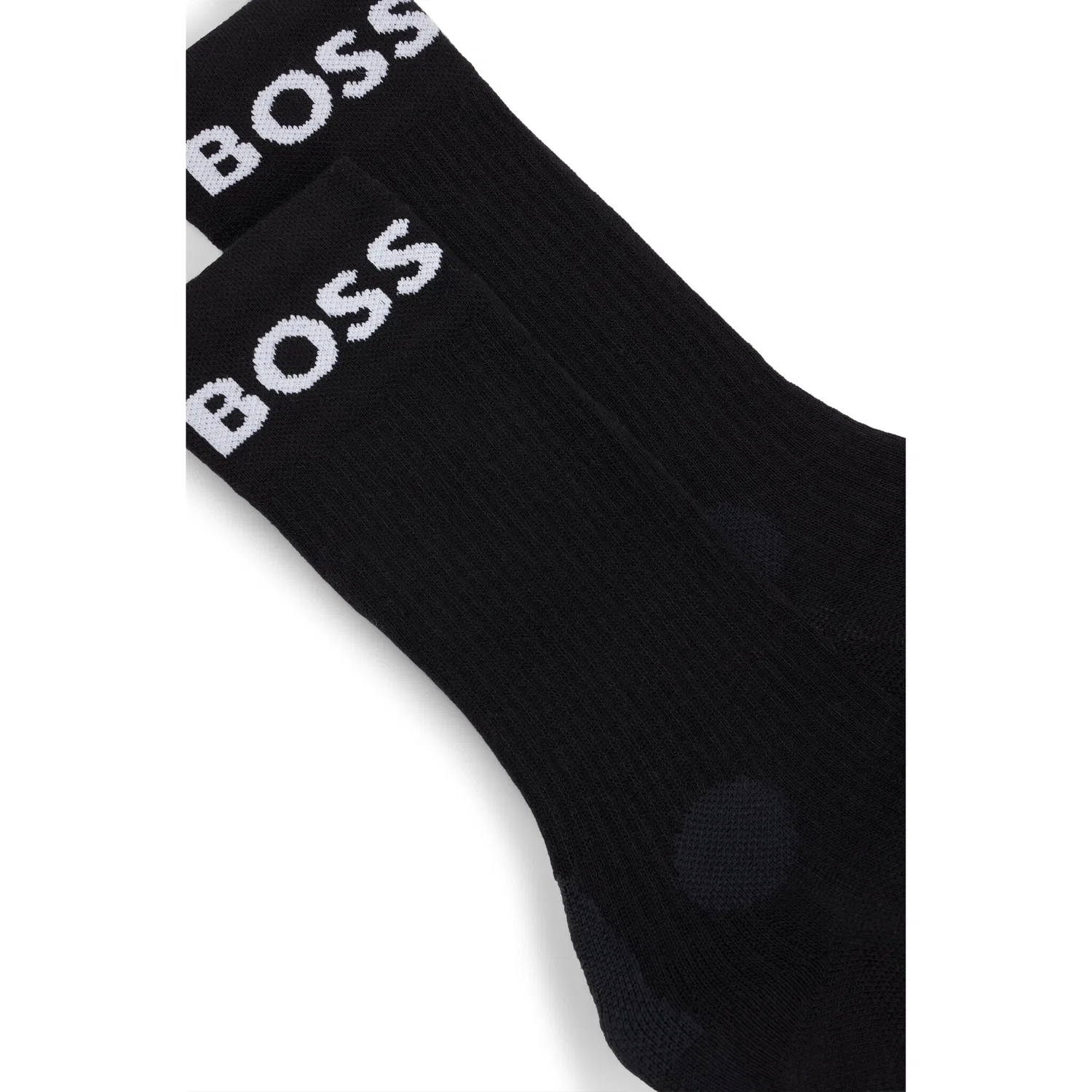 Мужские спортивные носки в упаковке 2 пары BOSS, Black — фото 3