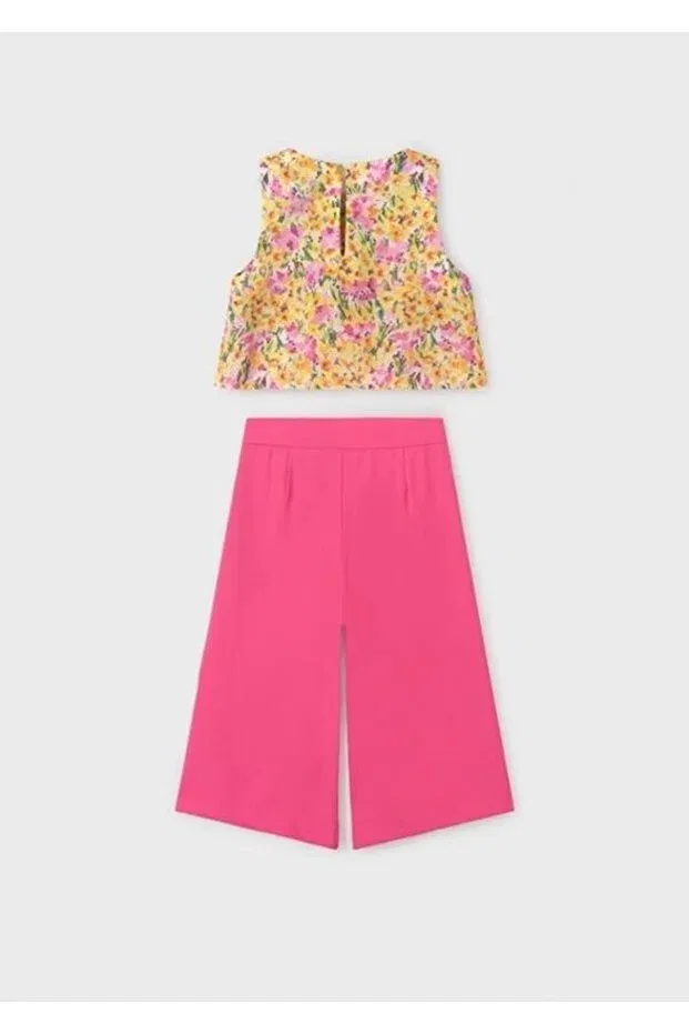 Детский комплект для девочек из футера Lacing Abel&Lula, Fuchsia Generic Brands — фото 4