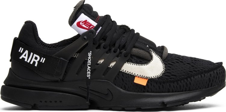 Кроссовки Nike Off-White x Air Presto 'Black', черный - фото