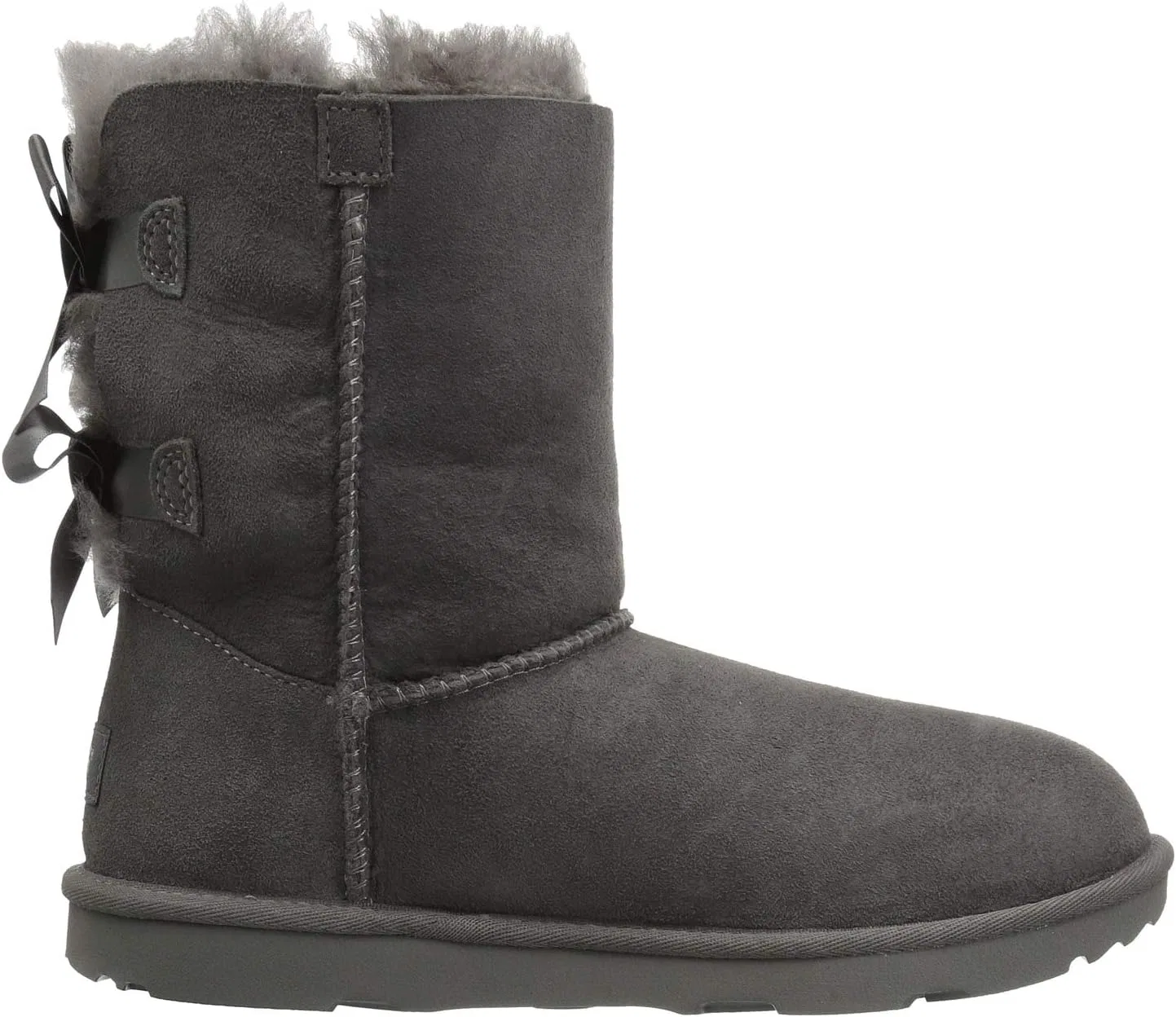 Детские сапоги для девочек Bailey Bow II UGG, Grey — фото 2