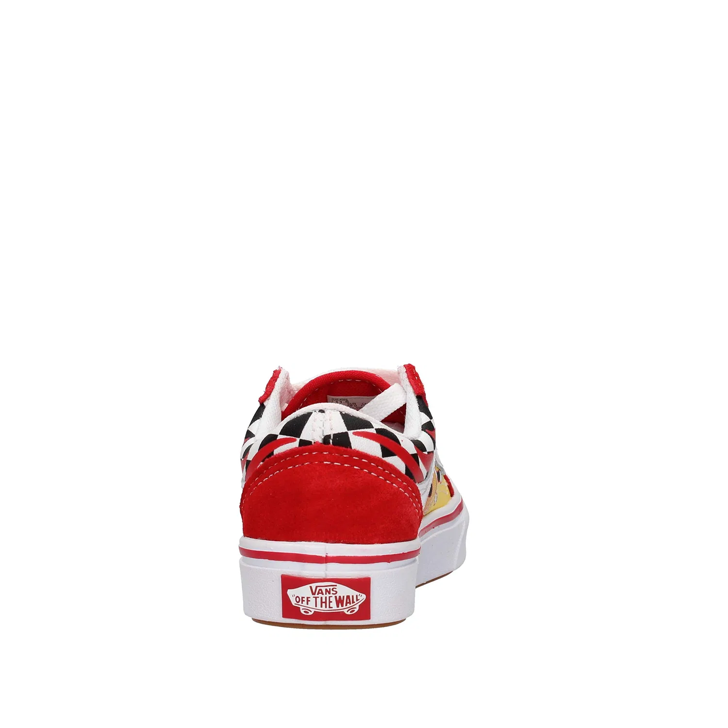 Детские кроссовки для мальчиков с принтом Vans, Red — фото 3