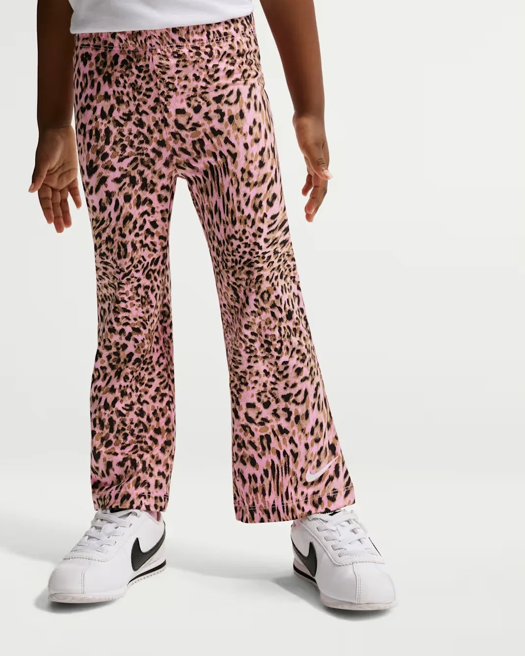 Комплект из детского комбинезона и леггинсов с принтом Nike, Pink Rise — фото 4