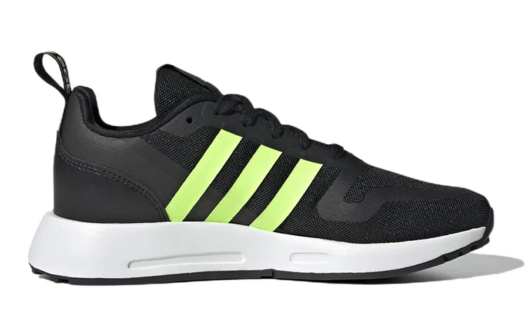 Детские кроссовки с низким верхом Multi J Fabric Abrasion Resistant, Adidas Originals, Black — фото 2