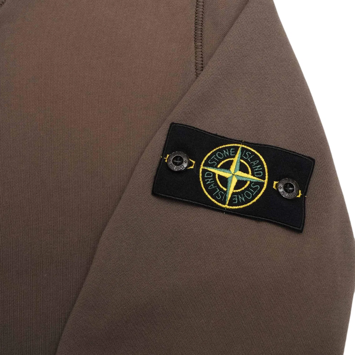 Мужской свитшот с принтом Stone Island, Brown — фото 4
