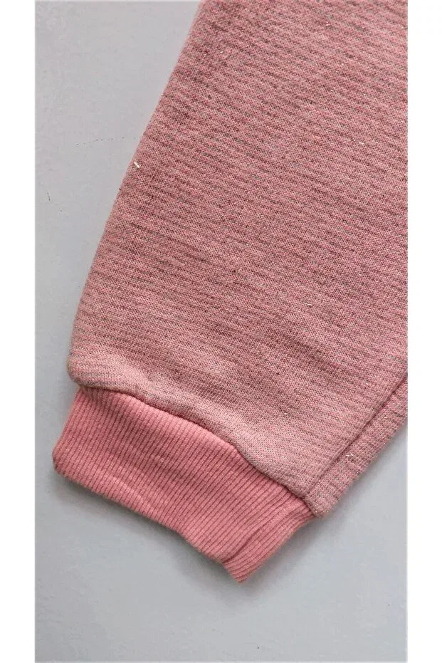 Детские спортивные штаны для девочек хлопковые Kidzoom, Pink — фото 4