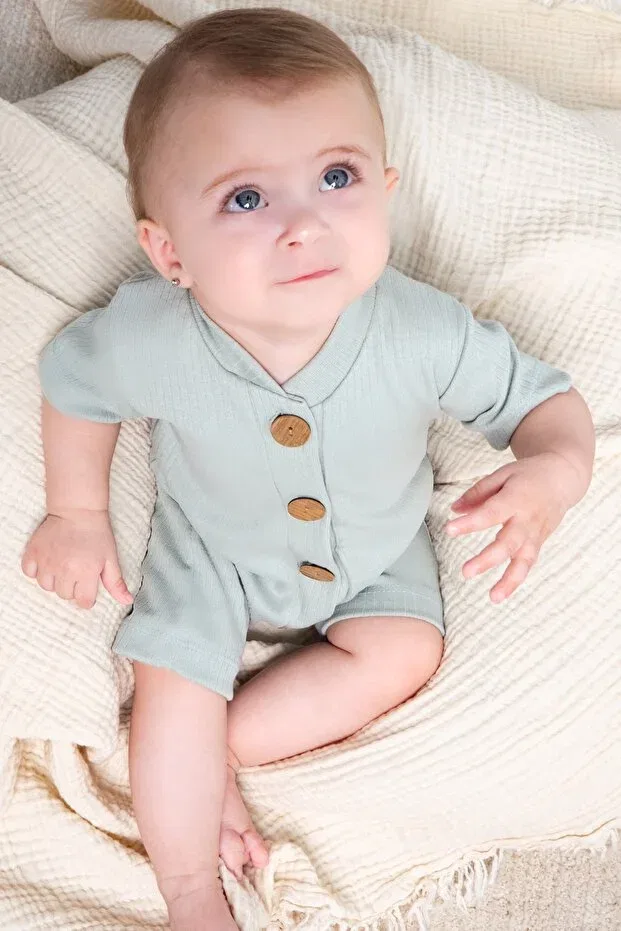 Детский комбинезон с коротким рукавом Mai Perla, Green