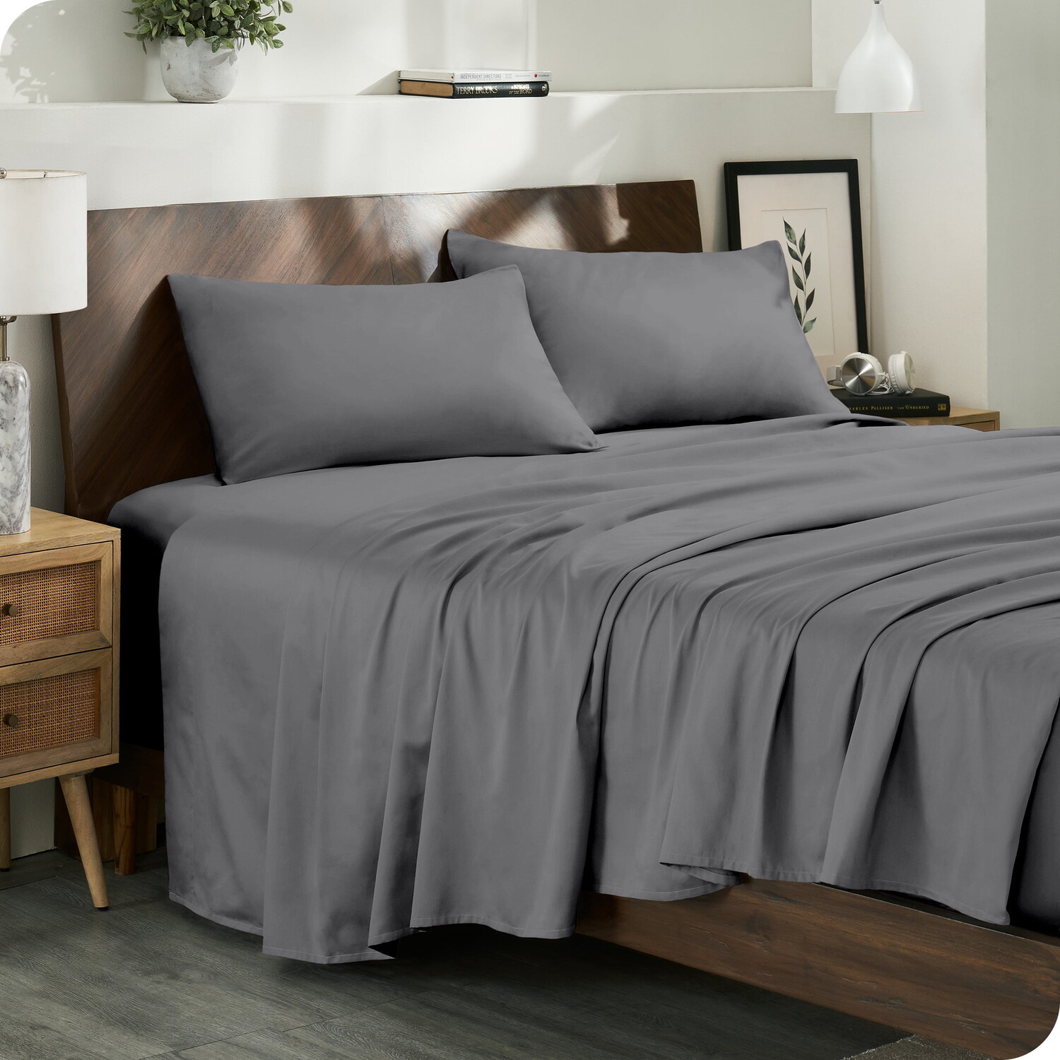 

Комплект простыней Bare Home, серый
