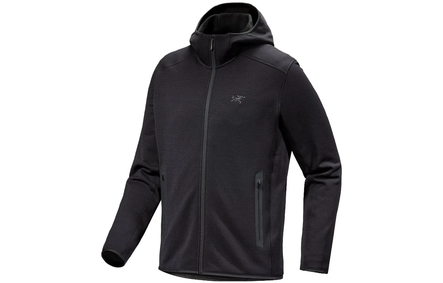 Мужской флисовый свитер с длинным рукавом Arcteryx, Cloud Gray/Cloud — фото 3