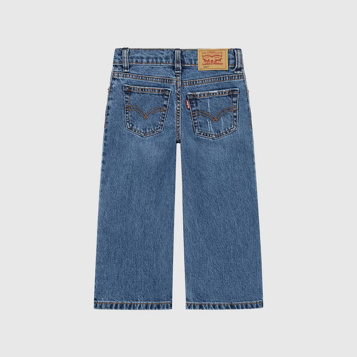 широкие джинсы 578 для мальчиков 2-4 лет Levi's, Blazing Blue - Dark Wash — фото 2