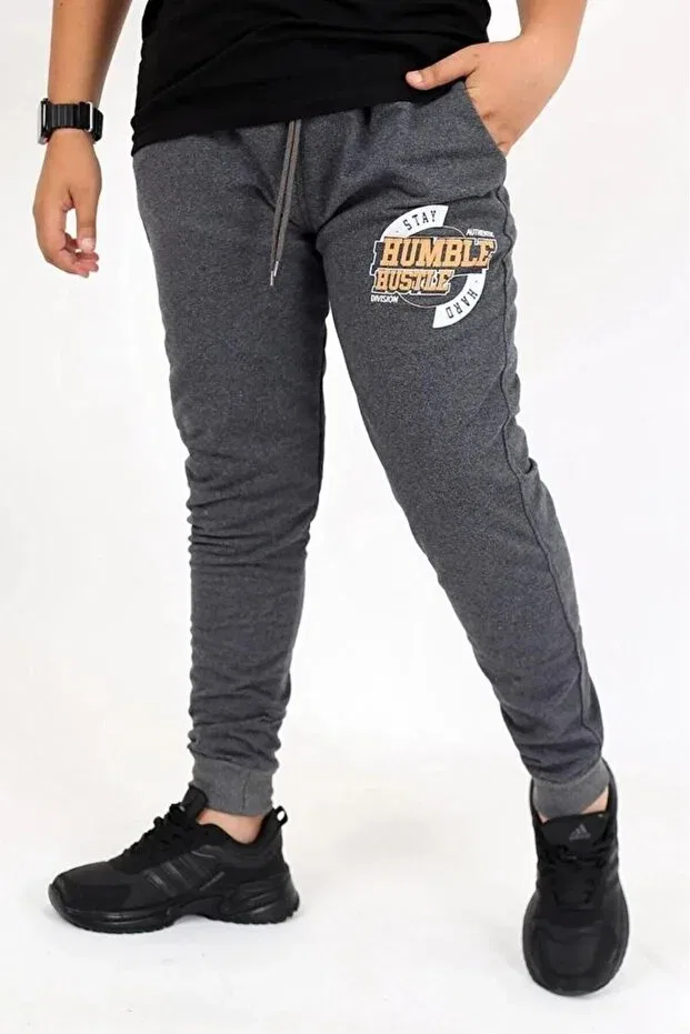 Детские спортивные штаны для мальчиков с принтом 4-Piece humble hustle print detailed pocket corded Çiko Kids, Mixed Colors — фото 2