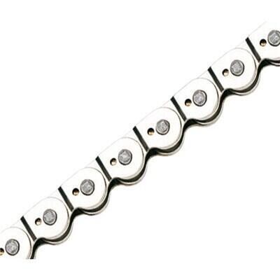 

Цепь BMX - Point Magic Color MK918 - Halflink 1/8 inch - Silver, серебро / серебро / серебро