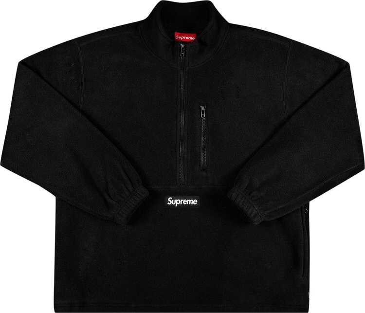 

Пуловер Supreme x Polartec Half Zip Pullover 'Black', черный