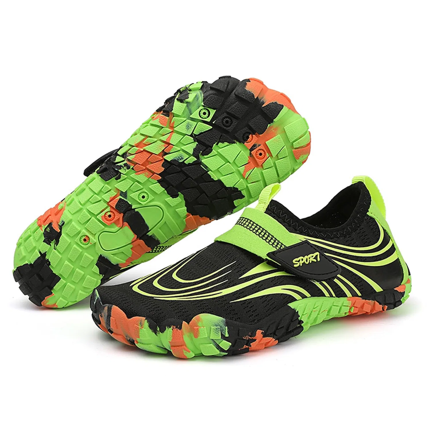 Детские кроссовки для мальчиков без швов Scarpe Barefoot Scarpe Scoglio, Black