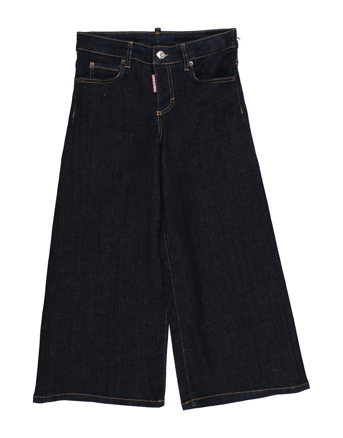 Джинсы с высокой талией Dsquared2, синий