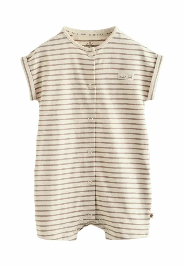 Комплект из 4 комбинезонов, хлопок, Unisex 4 pack, Next, Neutral milk club embroidered, нейтральный — фото 2