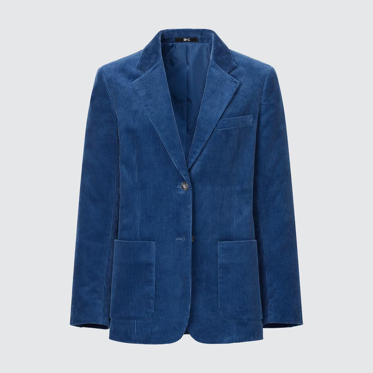 

Вельветовый пиджак Uniqlo женский, 67 синий