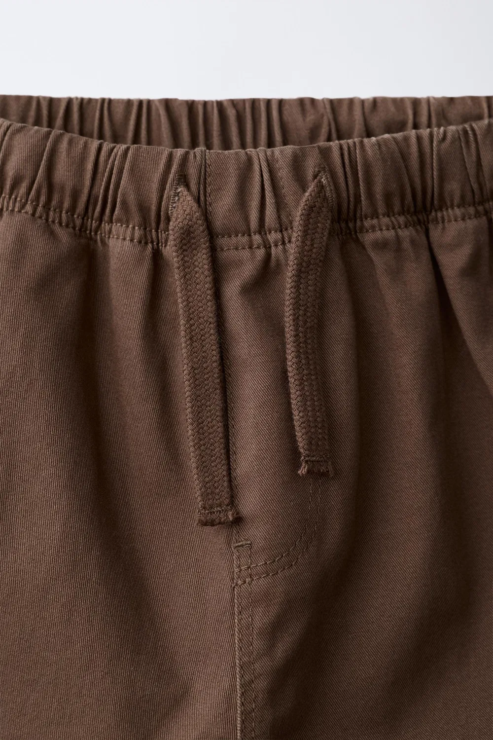 Свободные брюки ZARA, Brown — фото 3