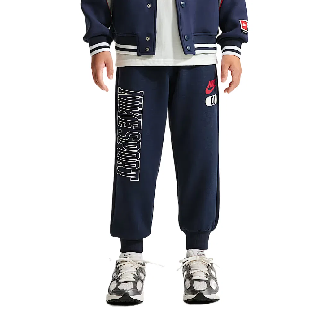 Детские трикотажные спортивные штаны Dark Navy Blue Nike