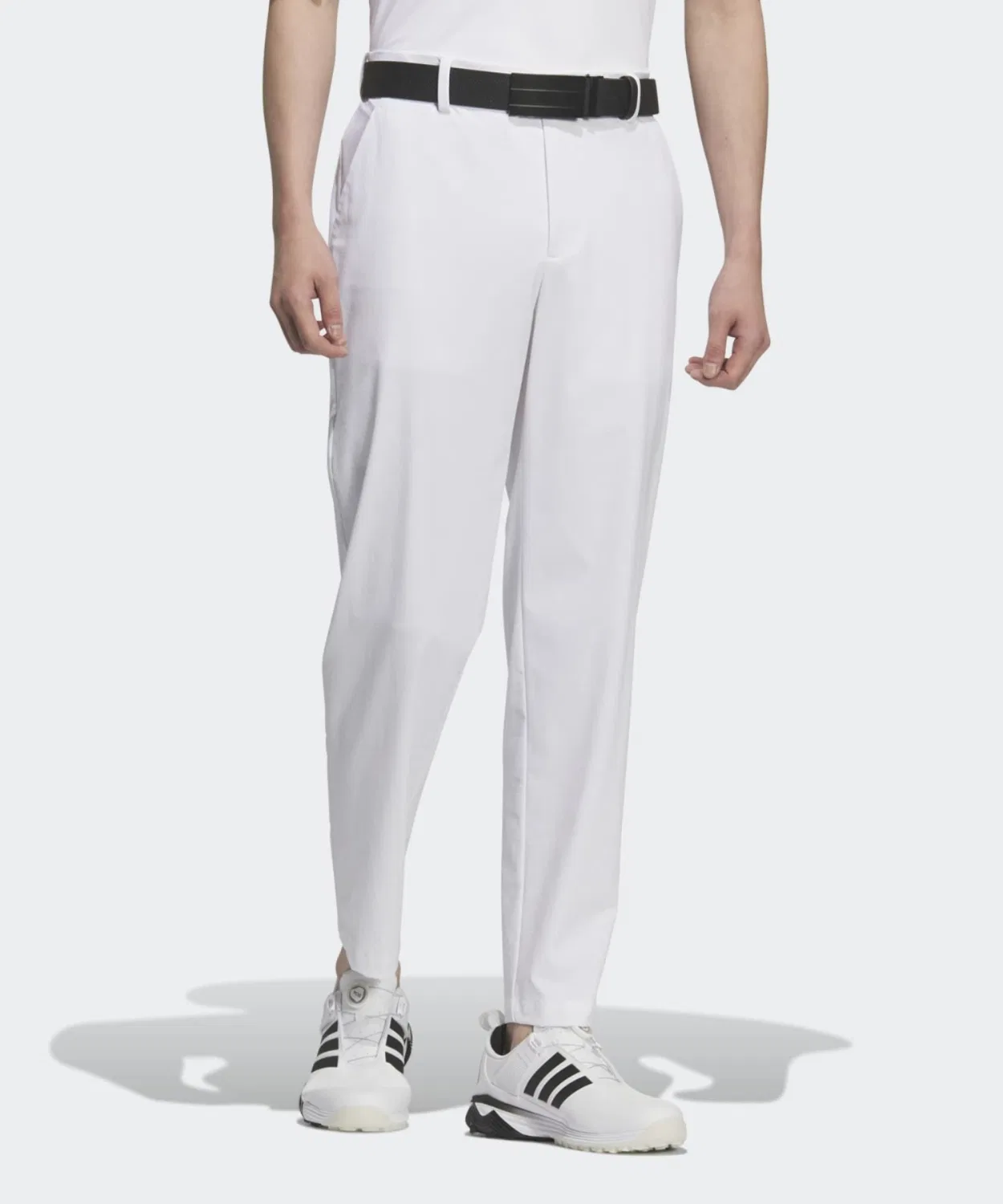 Мужские брюки для гольфа с регулярной посадкой, укороченные, Adidas, White