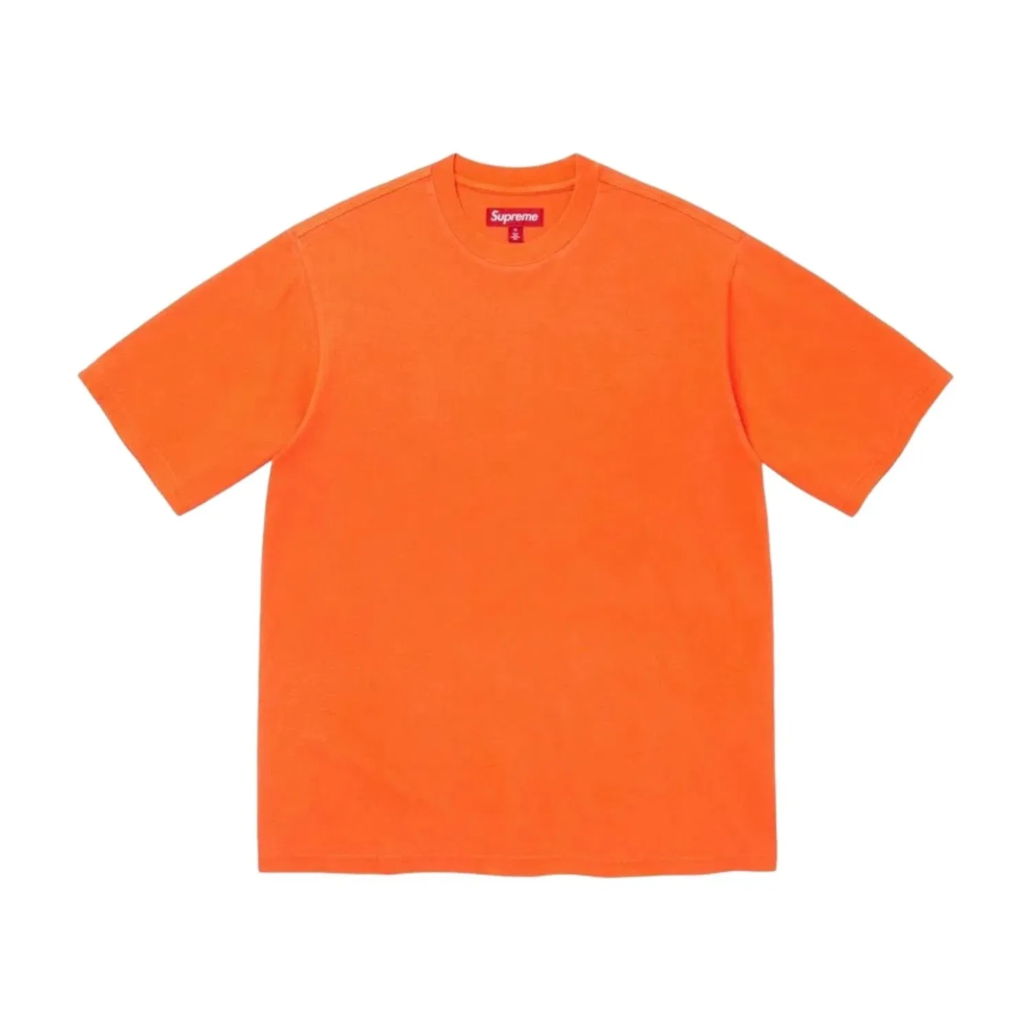 Мужская футболка с принтом Rhinestone Script Supreme, оранжевый — фото 2