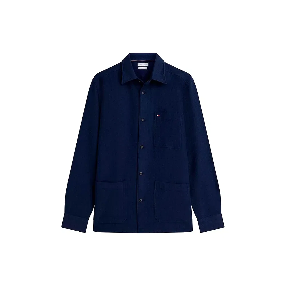 Мужская рубашка свободного кроя Tommy hilfiger, Blue — фото 3