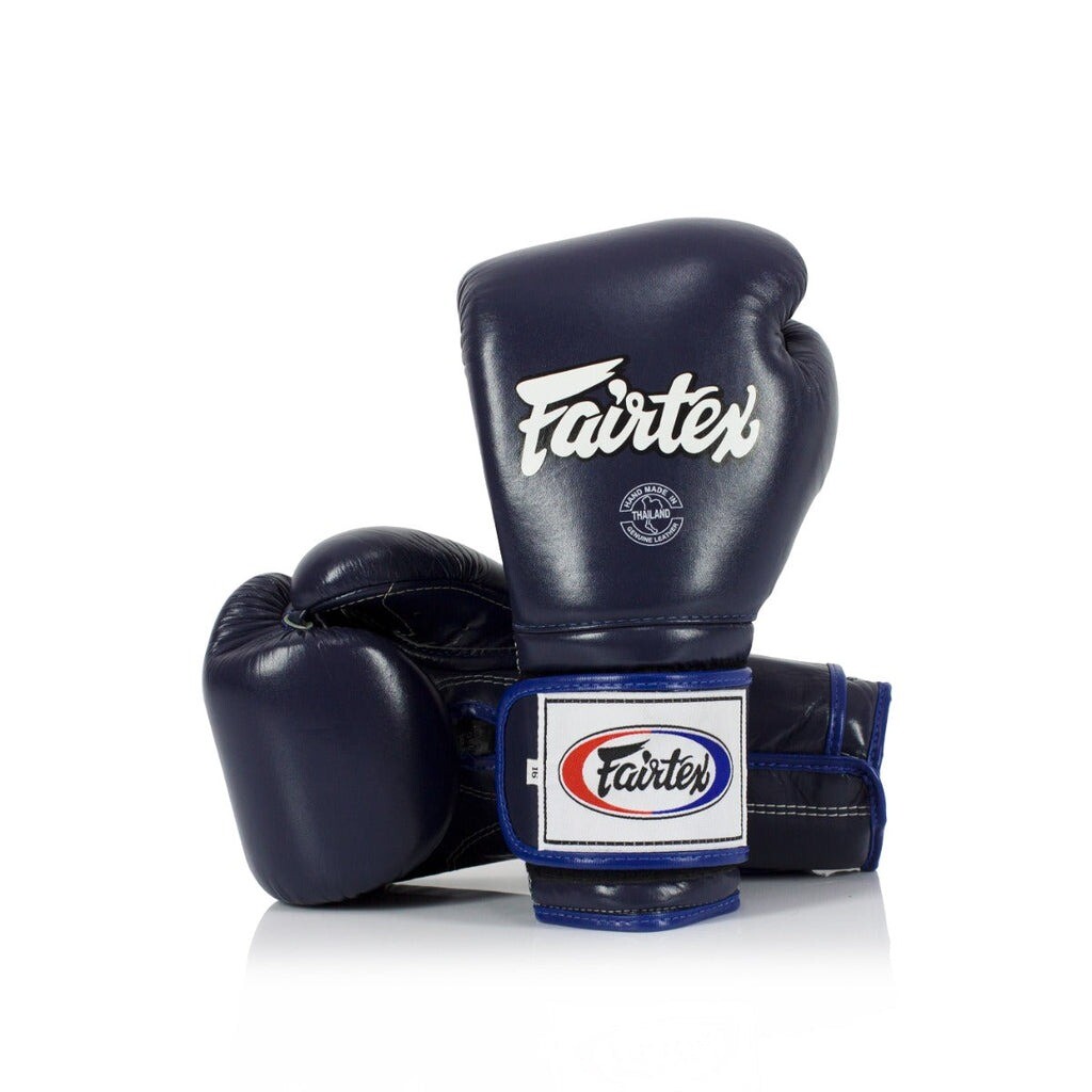 

Боксерские перчатки Fairtex Heavy Hitter's - Mexican Style, 10 oz., синий