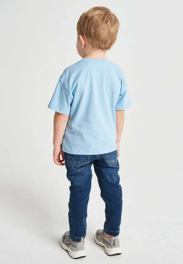 Комплект из 2 футболок с принтом Brand Threads, синий — фото 3