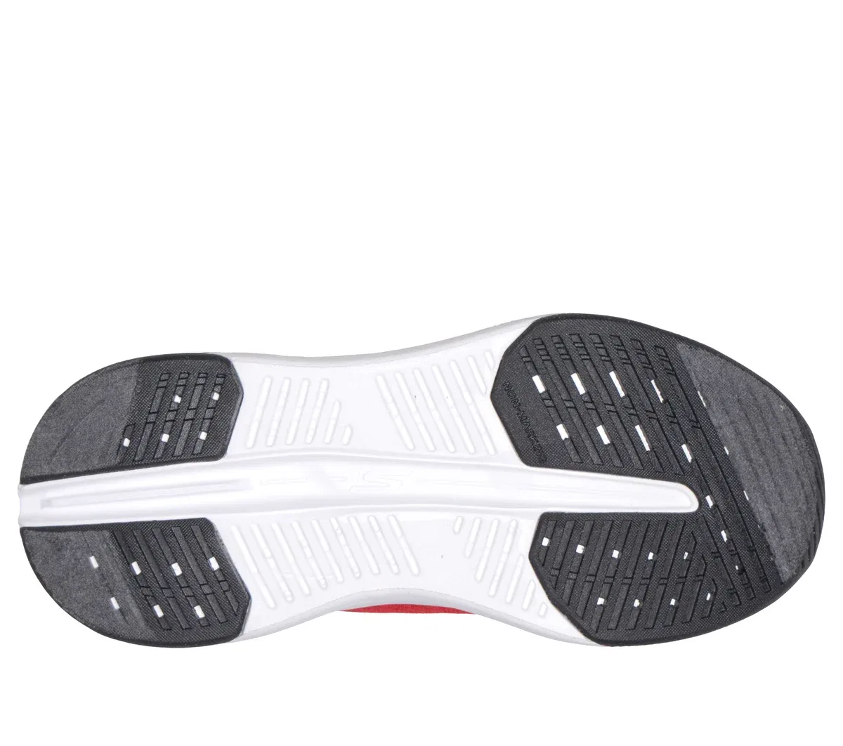 Детские слипоны Max Cushioning Glide-Step - Advert Skechers, красный/черный — фото 3
