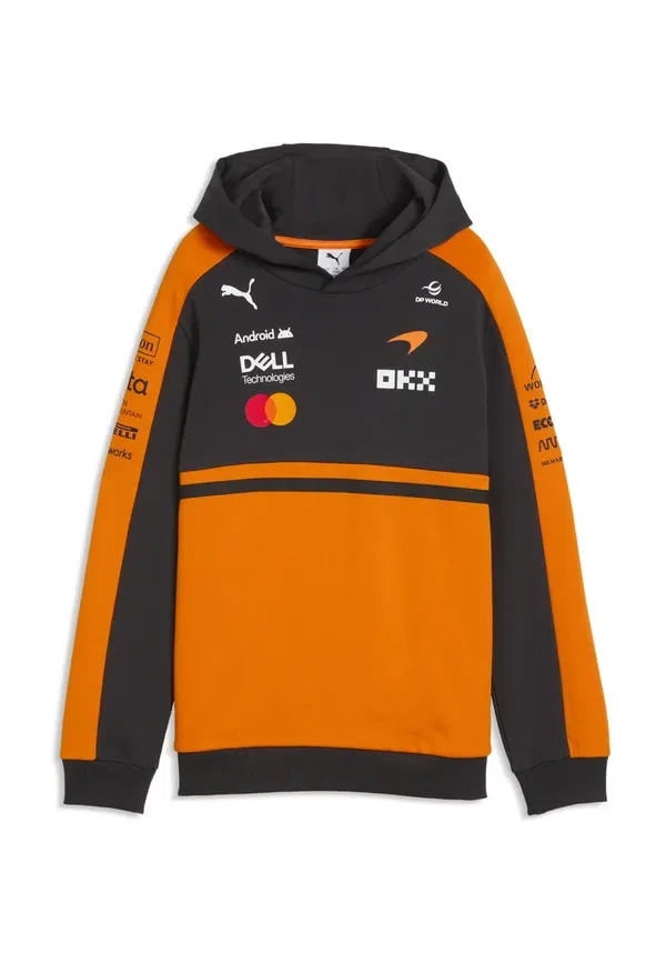Худи из хлопка McLaren Mastercard F1 Team Replica Puma, Papaya — фото 4