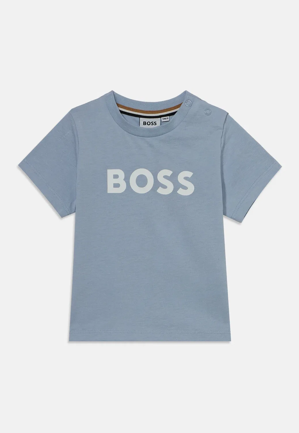 Футболка с короткими рукавами - футболка с принтом Boss Kidswear, Pale Blue — фото 3