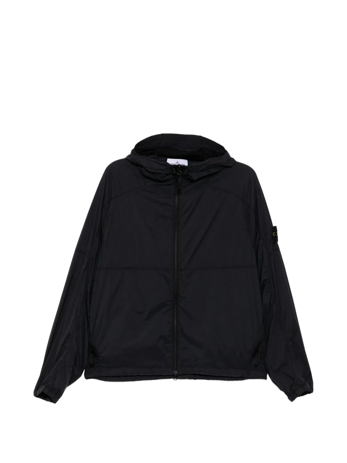 Куртка с капюшоном и нашивкой Compass Stone Island, черный