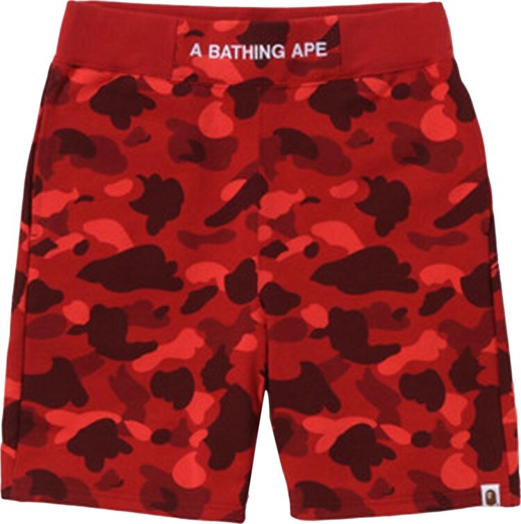 

Шорты BAPE Color Camo Sweatshorts 'Red', красный