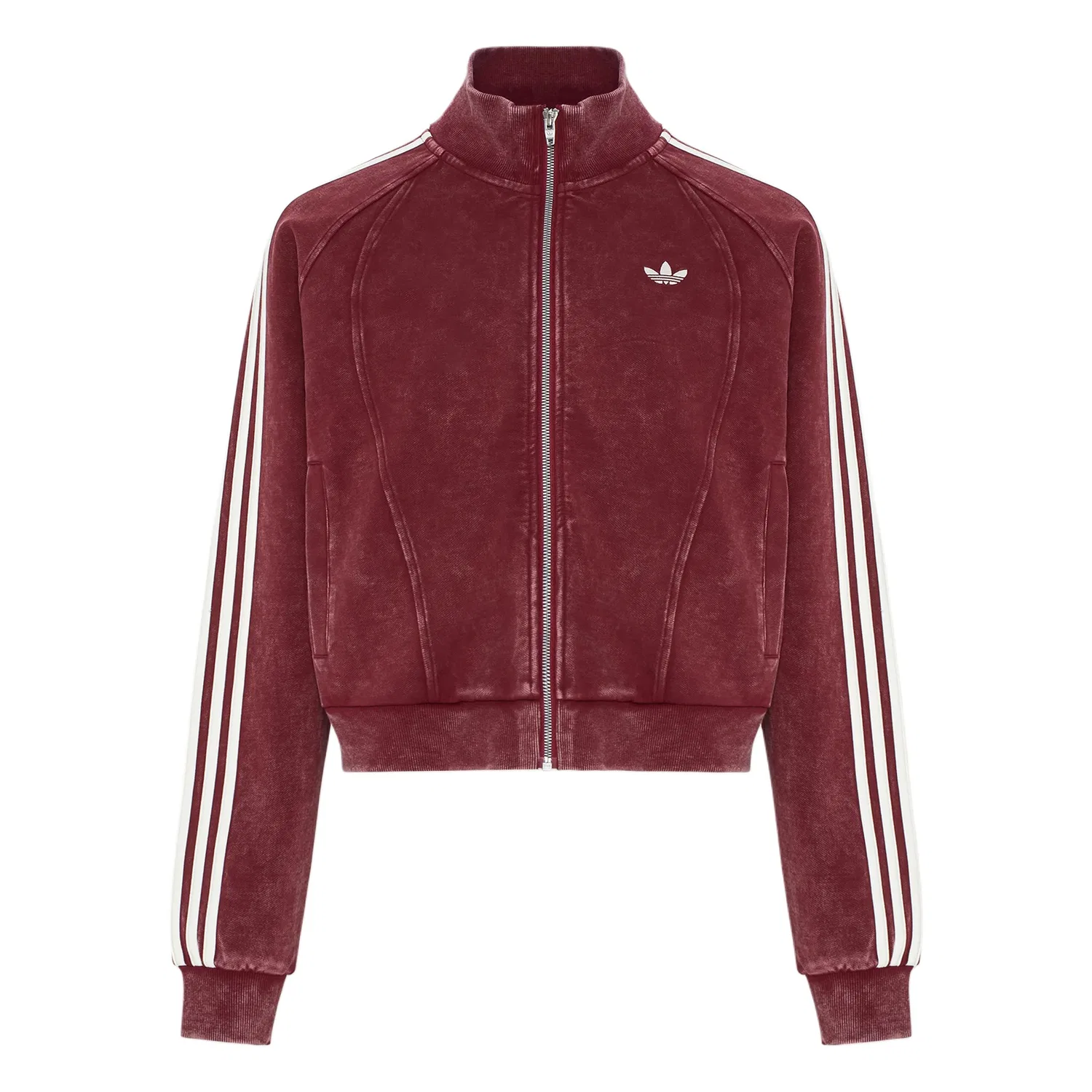 Женская куртка с воротником-стойкой Red Adidas Originals, Красный