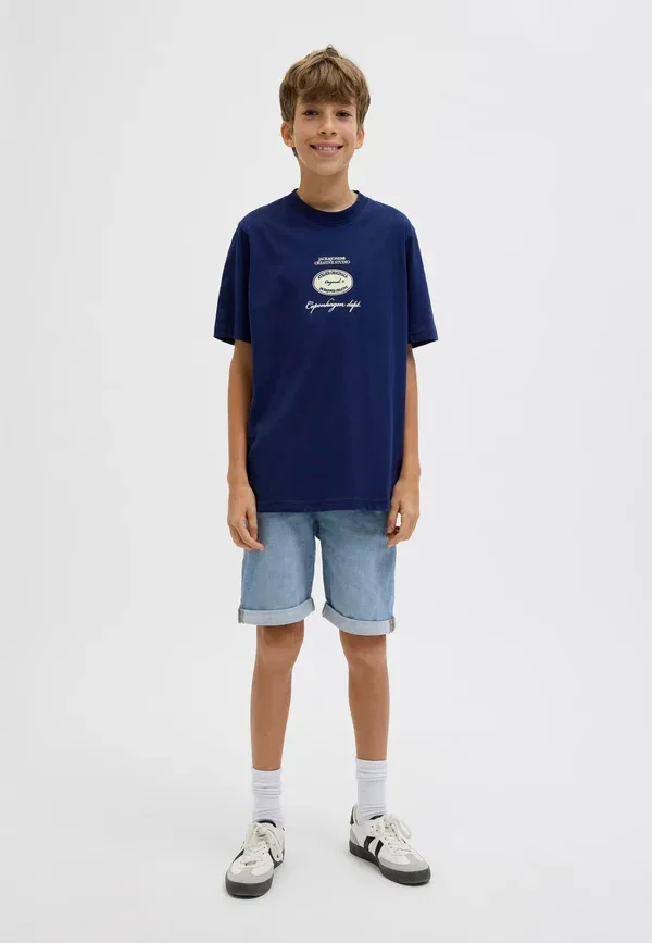Шорты джинсовые Jwhrick Jack & Jones Junior Blue Denim, синий