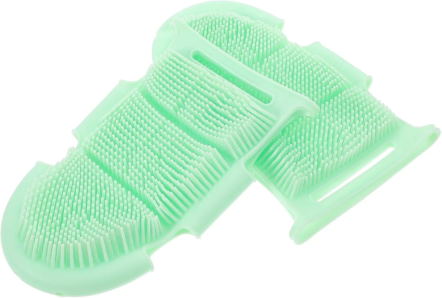 Массажные перчатки для душа Silikon, 2 шт, WRITWAA, Green