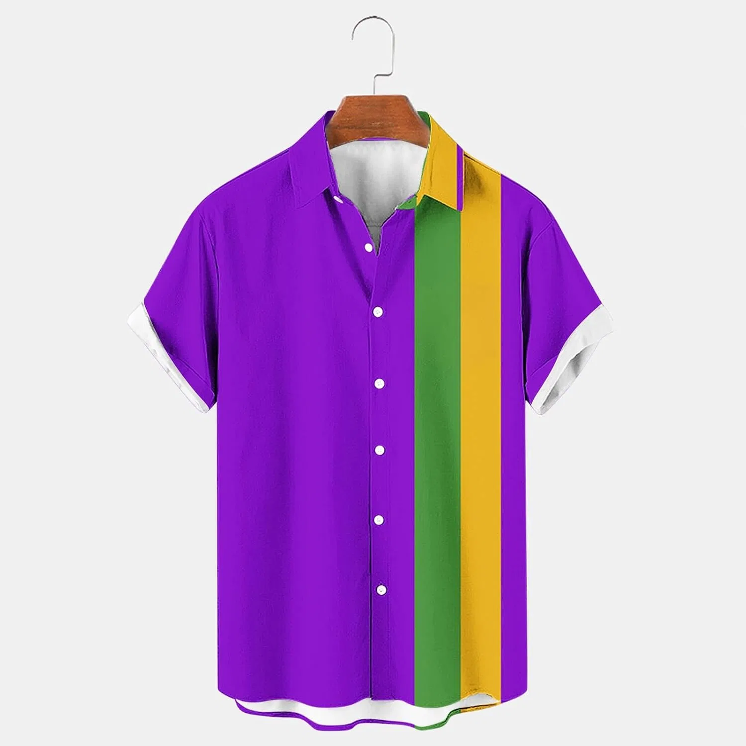 Мужская футболка с принтом Марди Гра Dress2You, Multicolor — фото 2
