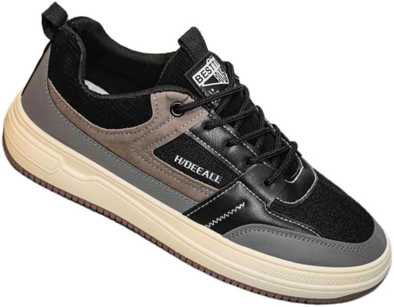 

Мужские дышащие спортивные кроссовки с мягкой подошвой и противоскользящей поверхностью- для использования на улице, поездок на работу, бега и повседневной носки. Универсальные Fmshi, черный